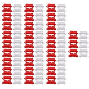 120PCS Remote Control Car Traffic Fence Universal Racing Track Road Barrier Drift Runway Drift Field Fence RC Road Barrier Model Car Parts for Mini RC Car