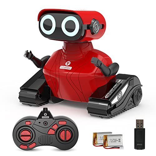 HONGCA RC Helicopter Chicken Dance Robot Toy Rechargeable Remote Control with Touch Sense Recording Programming Music LED Eyes for Kids Boys Girls Age 3+