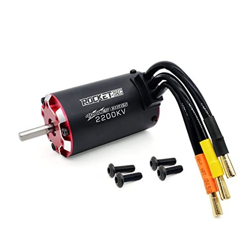 Surpass RC Brushless Supersonic Motor 3665 2200kv with Built in Temperature Sensor for 1/10 RC Car Vehicle