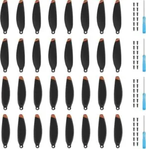 DJI Mini 2 Series 32Pcs Propellers with 2 Low RC Transmission Orange Tips Replacement Blades Accessories