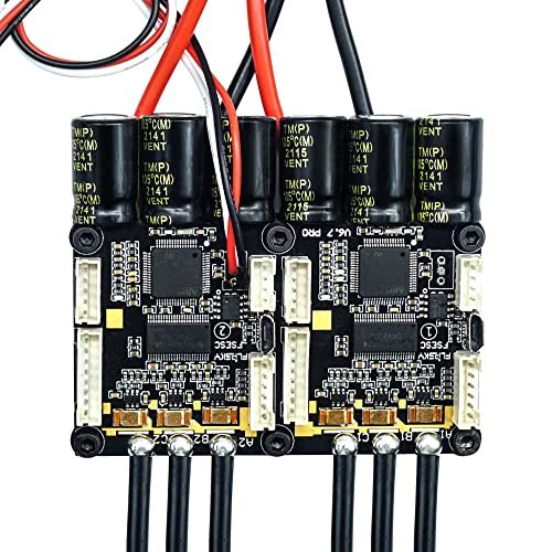 FLIPSKY Dual Electric Speed Controller FSESC6.7 140A for RC Jets on eBay VESC6.6 Aluminum Heat Sink
