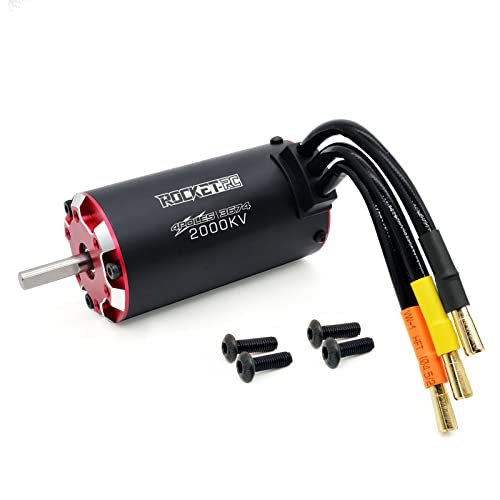 Supersonic 3674 Brushless Motor 2000kv 4 Pole Waterproof Sensored for RC Car Fire Truck Upgrade