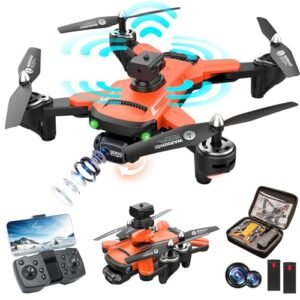 RiskOrb 3D Printed RC Plane Files Drone with 1080P Camera for Kids Adults Beginners 540 Obstacle Avoidance Optical Flow Positioning