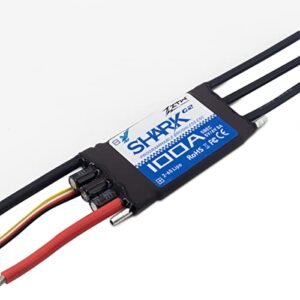 ZTW Shark G2 Series 100A Bi Direction Water Cooling Brushless ESC with SBEC 8A 5V for Eagle RC Boat and DIY Projects