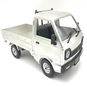 YIKESHU WPL D12 1 10 Scale RC Drift Car Engine Bay 2 4Ghz Remote Control Off Road Pickup Truck Crawler with Brushed Motor LED Headlights