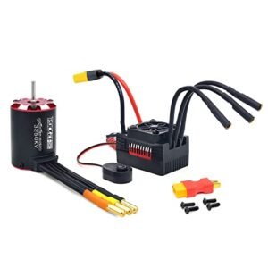Surpass Hobby RC 3650 3250KV Brushless Motor and Waterproof 60A ESC Set OFNA RC Car Parts Upgrade