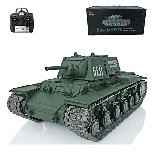 TOUCAN RC HOBBY Upgraded Edition Henglong 1 16 Tk7 0 Soviet Kv 1 Rc Tank with Metal Tracks and Steel Gearbox Perfect for Rc Hobby Race Tracks