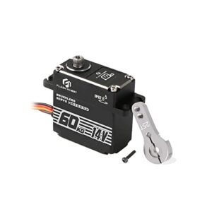 FLASH HOBBY 60KG Brushless Servo IP67 Waterproof High Torque Servo for Robotic RC Car 1/8 1/10 Scale Models