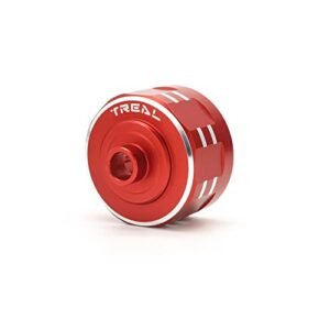 TREAL Aluminum 7075 Diff Housing Differential Gears Housing Compatible with Sledge 1/8 Scale 4WD Brushless Monster Truck Red
