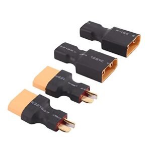 OliRC 4pcs XT90 to T Plug Style Male Female RC Connector Adapter C164 4