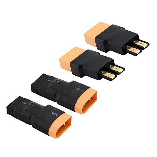 OliRC 4pcs XT90 Male Female RC Connector Adapter for Code Ro Ghoul RC Enthusiasts C166 4