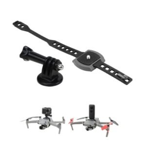 Xmipbs Drone Mount Spot Light Holder Camera Connector Holder for DJI Mavic 3/2/Pro/Air 2/2S - Plastic and Silicone, 34g, 6.5x6.2x4.2cm