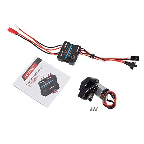 DKKY SCX24 Transmission Motor ESC Kit for Axial SCX24 C10 RC Drift Truck Bronco JLU Deadbolt B17 Gladiator 1/24 RC Crawler Upgrades Parts Black