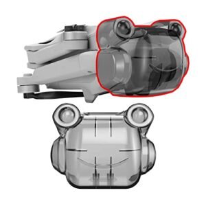 Ngaantyun Mini 3 Pro RC Cover Gimbal Protector for DJI Mini 3 Pro Drone Accessories Lens Sun Hood Lock Cap Shell Guard Case