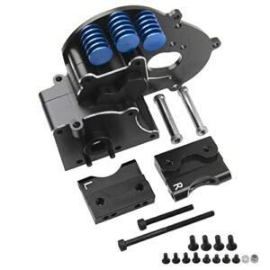 ShareGoo Aluminum Transmission Case Gearbox Housing with Motor Plate Upgrade Parts 3691 for 1 10 Traxxas Slash 2WD Stampede VXL Rustler VXL Bandit RC Car Custom Paint Jobs