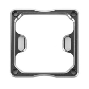 SPYMINNPOO RC Plane Structure Aluminum Cooling Fan Mount Holder Compatible with MAX6 MAX8 MAX5 ESC Fans Black