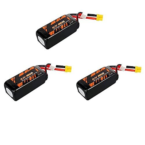 DKNTZO 11.1V 650mAh Li po Battery for OMPHOBBY M2 V2 RC Helicopter Spare Parts 3 Pcs
