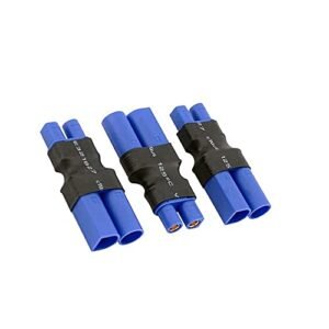 Wmzjnljy 3pcs Male EC5 to Female EC3 Connector Adapter for RC Lipo Battery EC5 Plug to EC3 Connection W05 3