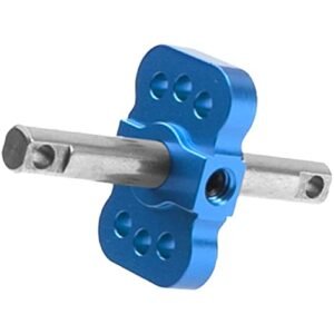Vgoohobby Aluminum RC Differential Locker Spool 2WD Diff Locker Mounts Upgrades Part Compatible with 1/10 Traxxas Slash 2WD Rustler Stampede 2WD Bandit 2WD 1/10 RC Car Blue Optimize Your Nitro RC Car Fuel Mixture Performance