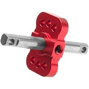 Vgoohobby Aluminum RC 5700 Differential Locker Spool 2WD Diff Locker Mounts Upgrade Part for Traxxas Slash 2WD Rustler Stampede 2WD Bandit 2WD 1/10 RC Car Red