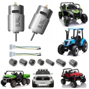 RS555 2 Speed Gearbox RC Car Electric Motor Drive Engine 24V 35000RPM High Speed Motors for Power Wheels Upgrade
