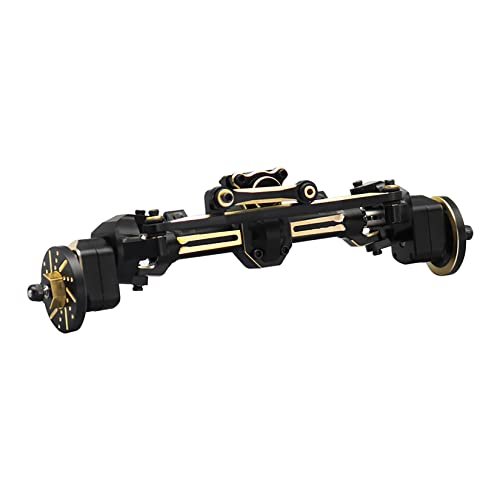 RXZIXYL Heavy Brass Weights Portal Axle Set for Axial SCX24 C10 Gladiator Bronco 1/24 RC Crawler Upgrade Parts