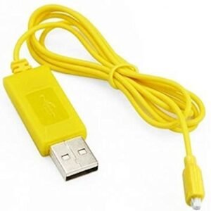 Dragonfly RC Helicopter Parts S107 S105 USB Mini Charger Charging Cable Original Factory Bright Ball Yellow