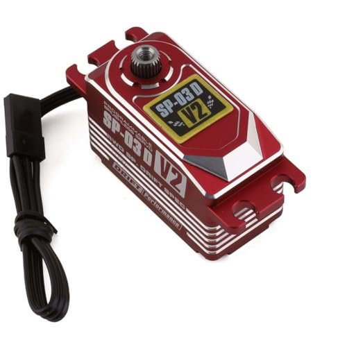 Yokomo SP03DV2RA Programmable Brushless Drift Servo Red Perfect for MST RC Drift Wheels