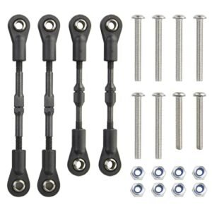 HOBOHY TT02B Aluminum Steering Turnbuckle Tie Rods Free RC Car Parts Upgrade for Tamiya TT02B