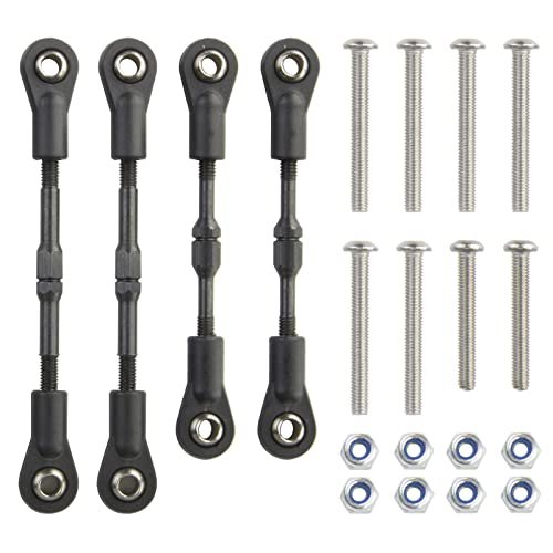 HOBOHY TT02B Aluminum Steering Turnbuckle Tie Rods Free RC Car Parts Upgrade for Tamiya TT02B