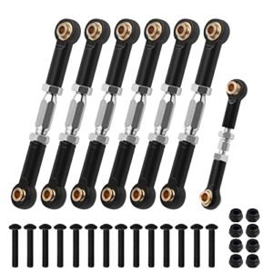 Tyco RC Car Replacement Parts 7PCS Adjustable Turnbuckles Camber Links for 1 10 Scale Models 60 70mm Eye to Eye