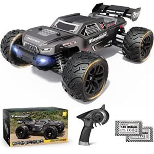 HAIBOXING Remoking RC Truck 1/18 Scale 36km h High Speed 4X4 Off Road Remote Control Car with Two Batteries for 40 Mins Playtime