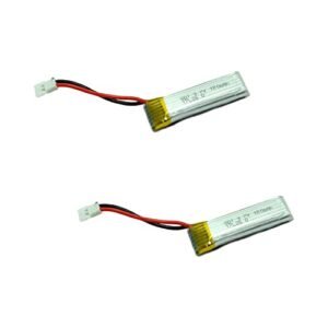 DKNTZO for Volantex Plane Battery Part, RC Airplane 3.7V 180mAh PB3101 Lipo Rechargeable Battery 2pcs for RC Airplane 761-1 Trainstar Mini