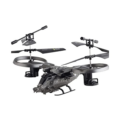 HEBXMF Slowpoke RC Plane 2.4Ghz Remote Control Helicopter Avatar Osprey Fighter 4 Channel Electric Stunt Aircraft for Beginners and Children