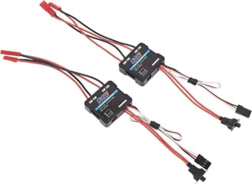 DKKY RC Brushed ESC 40A, RC Motor Electric Speed Controller for 1/16 1/18 1/24 RC Crawler AX24 FCX24 FCX18 RC Accessories Parts