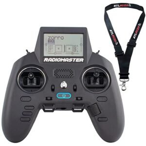 HTLNUZD CC2500 Hall Handle Remote Control 2.4GHz 16CH JP4in1 ELRS TX High Frequency Configurations Transmitter Mode2 for FPV Drones Change Frequency RC Car Remote