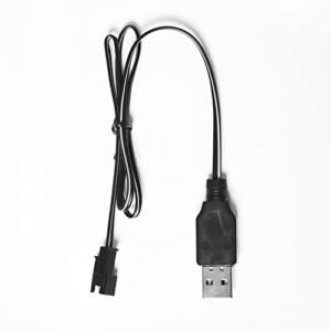 Hamdol USB Battery Charger for Exploding Creeper RC Car 3.7V 500mAh Batteries