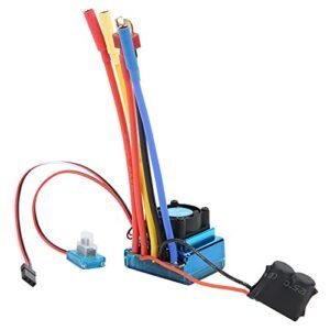 HobbyPower RC Components Motorcycle Rims 60A ESC with One Click Setting and Proportional Brake