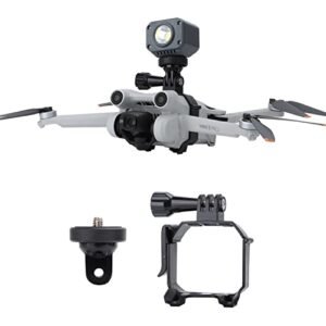 Anbee Mini 3 Pro Drone Carry Bracket for RC Car Action Camera and LED Flight Light with Tripod Mount Adapter
