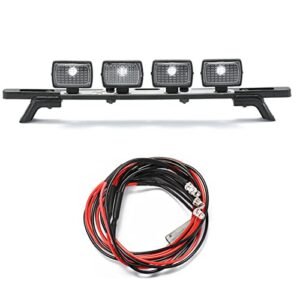 DJCRAWLER 4LED RC Car Roof Lights Compatible with Giant Scale RC Beaver and 1/16 1/18 1/24 Scale Remote Control Trucks