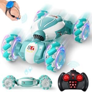 YTKIH Gesture Sensing RC Stunt Car with Best RC Car Shocks 4WD 2.4GHz Remote Control Twist Car for Boys Age 6 12
