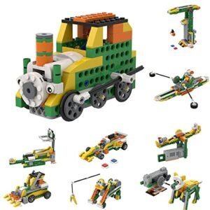 VteePck Coding Robot 233 Pieces STEM Programming Building Kit for Kids 8 12 Robotics Learning Education Toys App Remote Control Blocks DIY