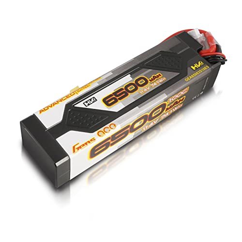 Gens ace Smart RC LiPo Battery 6500mAh HV 11.4V 100C 3S Lipo Battery HardCase with EC5 Plug