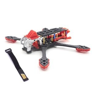 DKNTZO 5 Inch Racing FPV Drone Frame Kit, MARK5 5 inch 225 FPV Carbon Fiber Racing FPV Drone Frame 225mm Wheelbase with 5mm Arm for 5 inch Propeller Racing FPV for Air Unit HD/for Vista/for Analog