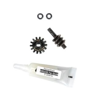 RampCrab Overdrive Differential Gear Set 14T Hardened Steel 1/24 Scale Upgrade Parts for Axial SCX24 Bronco Deadbolt JLU B 17 Gladiator C10 RC Crawler Differential