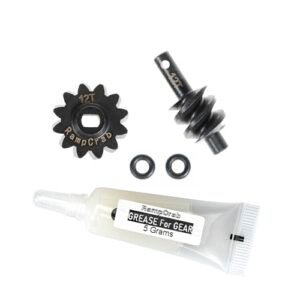 RampCrab Overdrive Differential Gear Set 12T Hardened Steel 1/24 Upgrade Parts for Axial SCX24 Bronco Deadbolt JLU B 17 Gladiator C10 1/24 RC Crawler Car RC Car Differential Parts