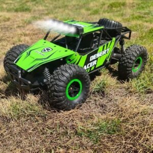 QIYHBVR RC Cars Remote Control Car 1:16 Off Road Monster Truck,Metal Shell 4WD LED Headlight,2.4Ghz All Terrain Hobby Truck Short Course Rally Monster RTR