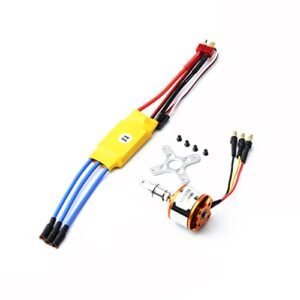 GoolRC 2212 1000KV Brushless Motor 30A ESC with T Plug 3.5mm Banana Connectors for RC Helicopter vs Plane