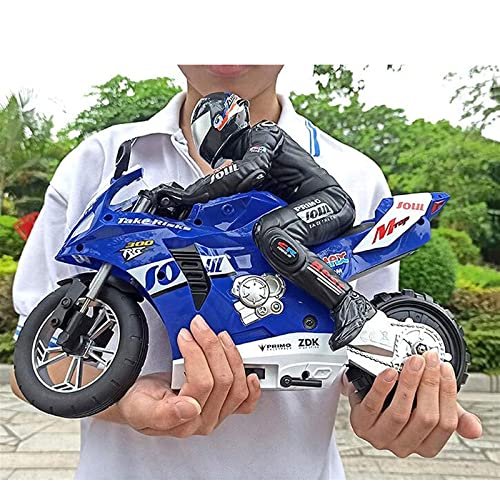 ZAVEIOP 1/6 Scale RC Truck High Speed Self Balancing Remote Control Motorcycle with LED Flashlight Best Xmas Gift for Kids