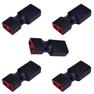 5pcs XT60 Male to T Plug Female Connector Adapter for Dynostand RC Plane Lipo Battery ESC